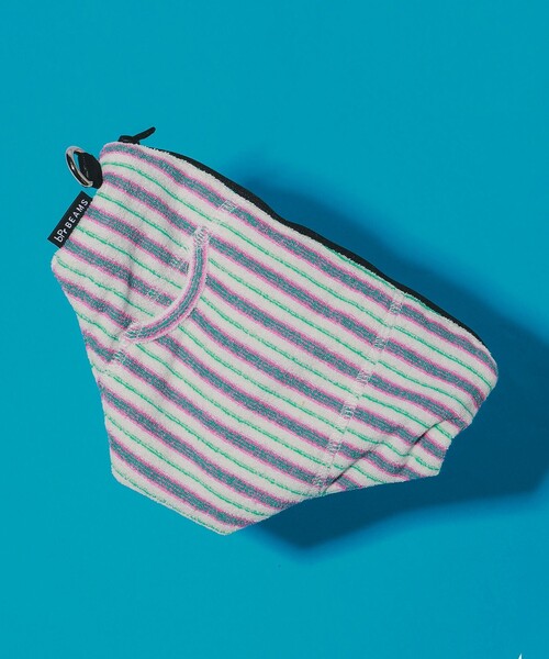 bpr BEAMS（ビーピーアール ビームス ）の「パイル ボーダー ポーチ（ポーチ・レディース・その他2/その他1/その他/その他3・ONE SIZE）」の2枚目の写真