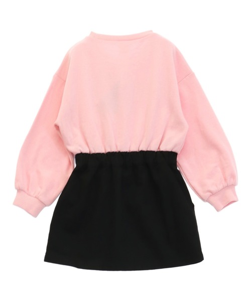 ANAP kids（アナップキッズ）の「チャーム付ツイルドッキングワンピース（ワンピース・キッズ・ホワイト/ライトピンク・110/120/130）」の16枚目の写真