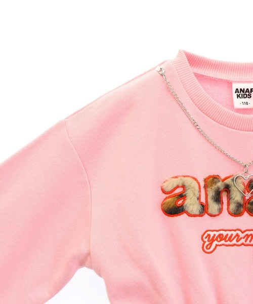 ANAP kids（アナップキッズ）の「チャーム付ツイルドッキングワンピース（ワンピース・キッズ・ホワイト/ライトピンク・110/120/130）」の19枚目の写真