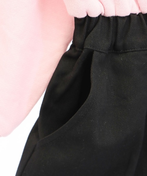 ANAP kids（アナップキッズ）の「チャーム付ツイルドッキングワンピース（ワンピース・キッズ・ホワイト/ライトピンク・110/120/130）」の21枚目の写真