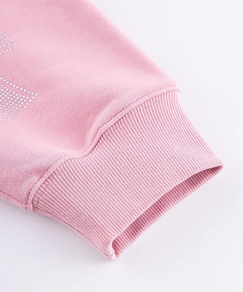 UNKNOWN LONDON（アンノウン・ロンドン）の「A'GEM/9 × .kom 『UNKNOWN LONDON/アンノウン ロンドン』Cross Rhinestone Zip Hoodie/クロスラインストーンジップパーカー（パーカー・レディース・ブラック/ピンク/ホワイト・XL/L）」の16枚目の写真