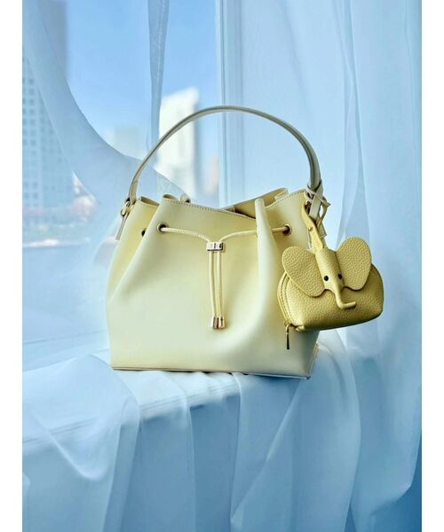 MERCURYDUO（マーキュリーデュオ）の「エレファントミニバッグチャーム（キーホルダー・レディース・アイボリー/ピンク/フレッシュイエロー・FREE）」の5枚目の写真