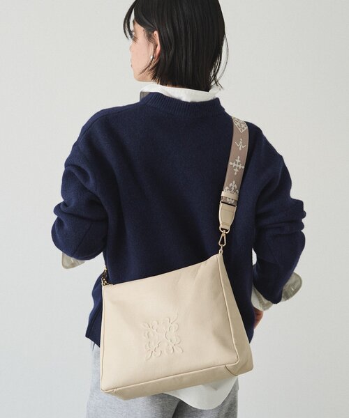 エンボスモノグラム2WAYショルダーバッグ（ショルダーバッグ）｜russet