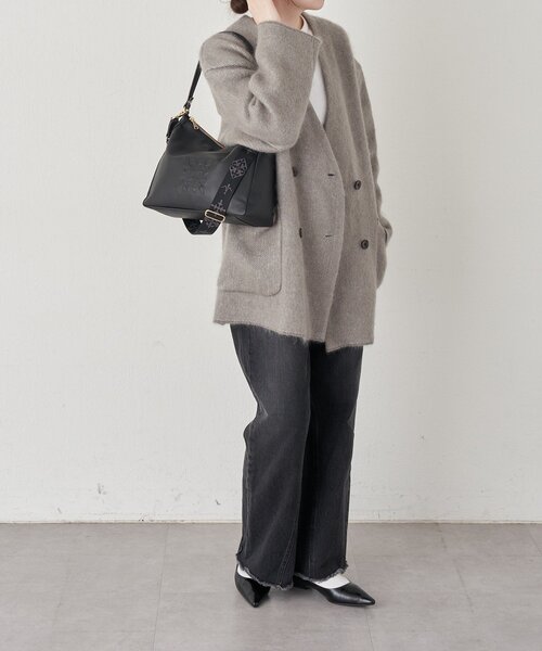 エンボスモノグラム2WAYショルダーバッグ（ショルダーバッグ）｜russet