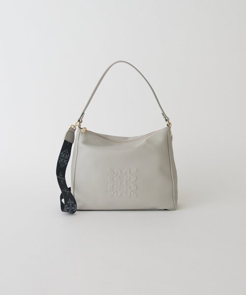 エンボスモノグラム2WAYショルダーバッグ（ショルダーバッグ）｜russet