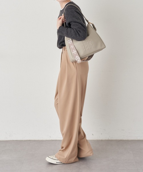 エンボスモノグラム2WAYショルダーバッグ（ショルダーバッグ）｜russet