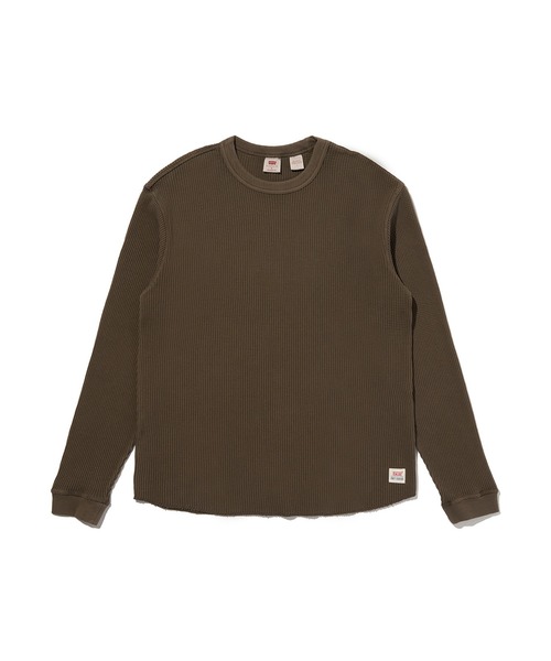 Levi's(リーバイス)の「Levi's/リーバイス ロングスリーブ リラックスサーマルTシャツ(Tシャツ/カットソー・メンズ・ブラウン・XL/M/S/L)」の6枚目の写真