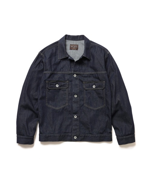 MR.OLIVE(ミスターオリーブ)の「RINSE WASH 8oz DENIM / TYPE 2ND G-JACKET /M261102(デニムジャケット・メンズ・ブラック/インディゴブルー・MEDIUM/LARGE)」の7枚目の写真