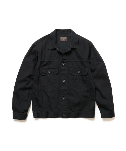 MR.OLIVE(ミスターオリーブ)の「RINSE WASH 8oz DENIM / TYPE 2ND G-JACKET /M261102(デニムジャケット・メンズ・ブラック/インディゴブルー・MEDIUM/LARGE)」の9枚目の写真