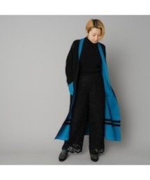 A AMEL（エイメル）の「リバーシブルニットコート（ノーカラーコート）」