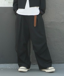 INTER FACTORY | カイチ - ワイドタックスラックス - made in INTER FACTORY(スラックス)