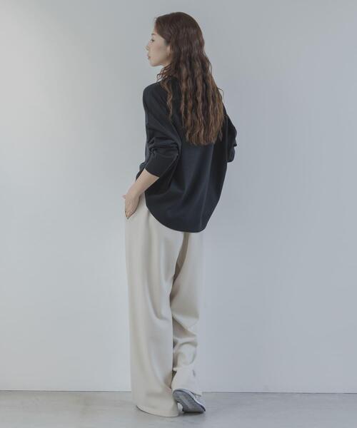 URBAN RESEARCH Sonny Label（アーバンリサーチサニーレーベル）の「アンチピリングコクーンフォルムニット（ニット/セーター・レディース・ライトグレー/ライトベージュ/ブラック/ミント・FREE）」の5枚目の写真