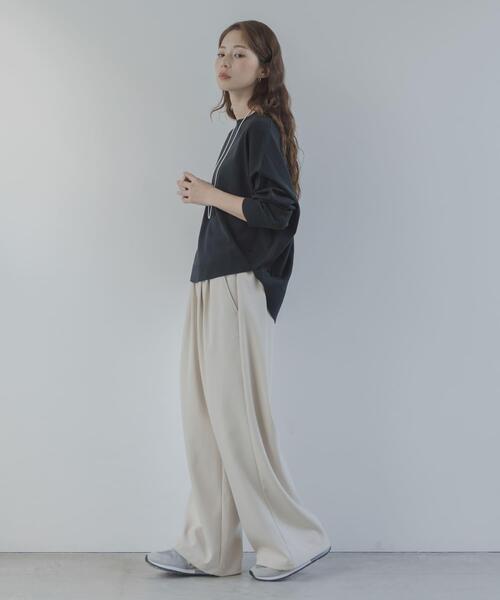 URBAN RESEARCH Sonny Label（アーバンリサーチサニーレーベル）の「アンチピリングコクーンフォルムニット（ニット/セーター・レディース・ライトグレー/ライトベージュ/ブラック/ミント・FREE）」の6枚目の写真