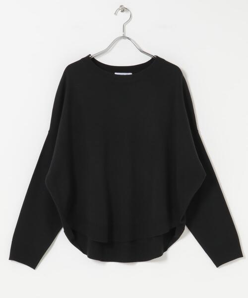 URBAN RESEARCH Sonny Label（アーバンリサーチサニーレーベル）の「アンチピリングコクーンフォルムニット（ニット/セーター・レディース・ライトグレー/ライトベージュ/ブラック/ミント・FREE）」の7枚目の写真