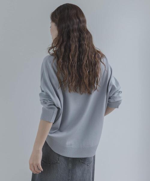 URBAN RESEARCH Sonny Label（アーバンリサーチサニーレーベル）の「アンチピリングコクーンフォルムニット（ニット/セーター・レディース・ライトグレー/ライトベージュ/ブラック/ミント・FREE）」の15枚目の写真