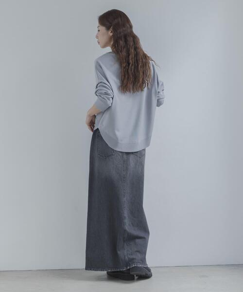 URBAN RESEARCH Sonny Label（アーバンリサーチサニーレーベル）の「アンチピリングコクーンフォルムニット（ニット/セーター・レディース・ライトグレー/ライトベージュ/ブラック/ミント・FREE）」の18枚目の写真