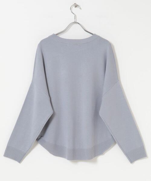 URBAN RESEARCH Sonny Label（アーバンリサーチサニーレーベル）の「アンチピリングコクーンフォルムニット（ニット/セーター・レディース・ライトグレー/ライトベージュ/ブラック/ミント・FREE）」の20枚目の写真