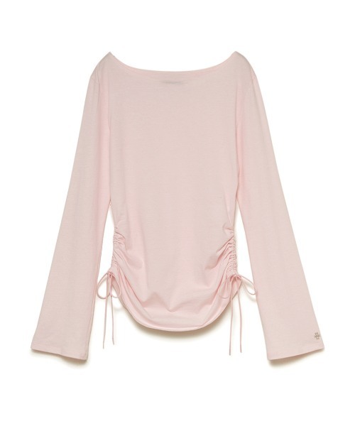 SORIN(ソリン )の「Side Ribbon Long Tshirt/サイドリボン ロングTシャツ(Tシャツ/カットソー・レディース・ライトピンク/ダークグレー/ミント/ホワイト・38)」の12枚目の写真