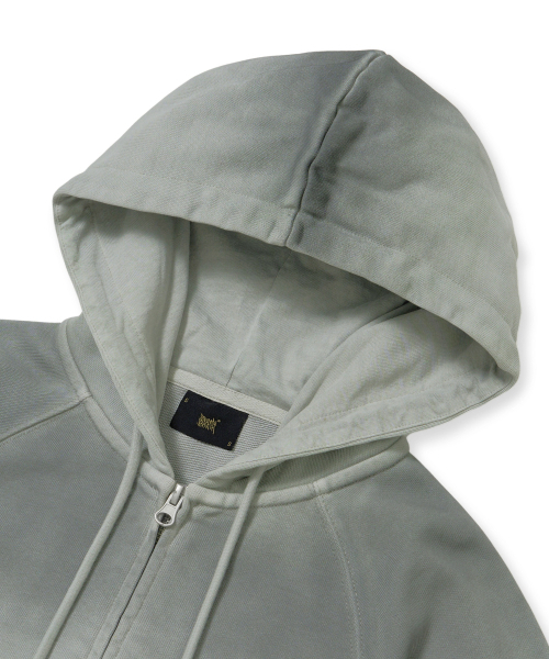 BROWNBREATH(ブラウンブレス)の「W BROKEN TAG DIRTY CROP HOOD ZIP UP - GREY(パーカー・メンズ・その他・S)」の3枚目の写真