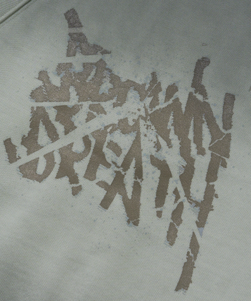 BROWNBREATH(ブラウンブレス)の「W BROKEN TAG DIRTY CROP HOOD ZIP UP - GREY(パーカー・メンズ・その他・S)」の5枚目の写真