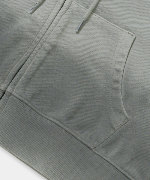 BROWNBREATH(ブラウンブレス)の「W BROKEN TAG DIRTY CROP HOOD ZIP UP - GREY(パーカー・メンズ・その他・S)」の8枚目の写真