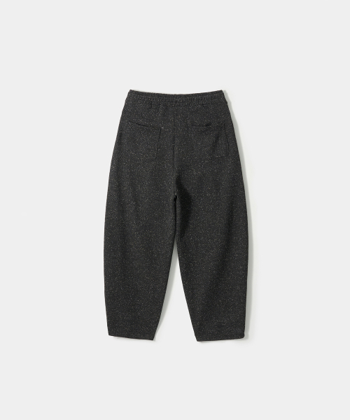 TRIP LE SENS（トリップ ル センス）の「[F/W]ネフテクスチャーワンタックカーブバンディングパンツ_メランブラック（スウェットパンツ・メンズ・その他・M/L）」の6枚目の写真