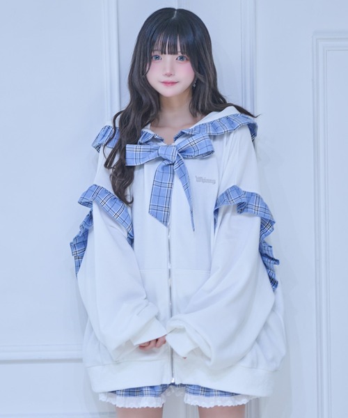 Whinny/【2026春新作♪】ベイビーりぼんっちパーカー（パーカー