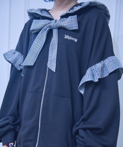 Whinny/【2026春新作♪】ベイビーりぼんっちパーカー（パーカー