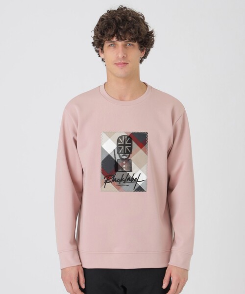 BLACK LABEL CRESTBRIDGE（ブラックレーベル・クレストブリッジ）の「ガーズマングラフィックスウェットシャツ（スウェット・メンズ・ピンク系その他2/オフホワイト/ブラック・L/M/S/XL）」の3枚目の写真