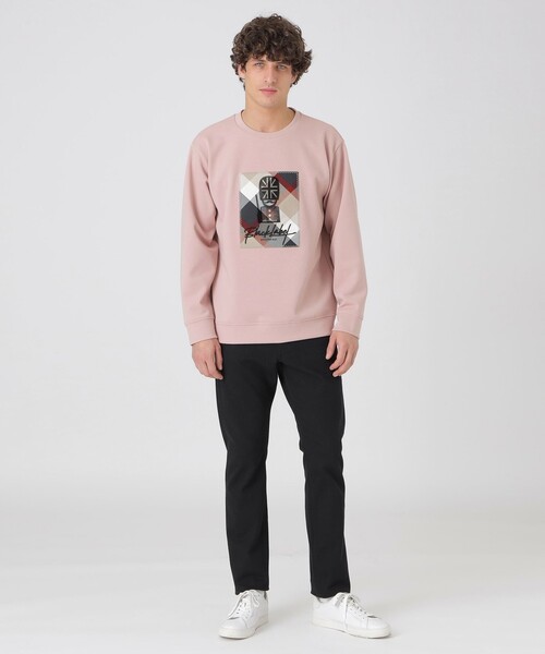 BLACK LABEL CRESTBRIDGE（ブラックレーベル・クレストブリッジ）の「ガーズマングラフィックスウェットシャツ（スウェット・メンズ・ピンク系その他2/オフホワイト/ブラック・L/M/S/XL）」の12枚目の写真