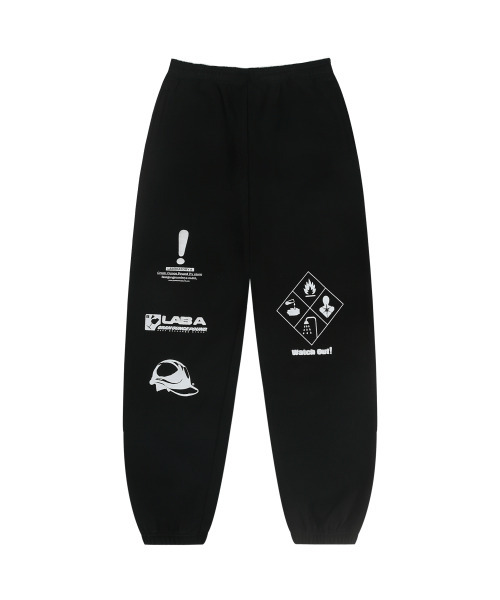 GRAM OUNCE POUND(グラムオンスポンド)の「Lab A GOP Sweatpants_Black(スウェットパンツ・メンズ・その他・S)」の1枚目の写真