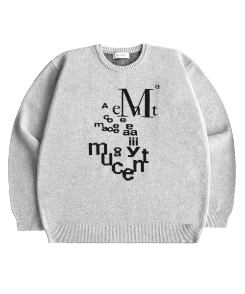 MUCENT(ムセント)の「メビウスレタリングロゴラムウールジャカードニット男女共用(2カラー)(ニット/セーター・レディース・その他・L/S)」の6枚目の写真