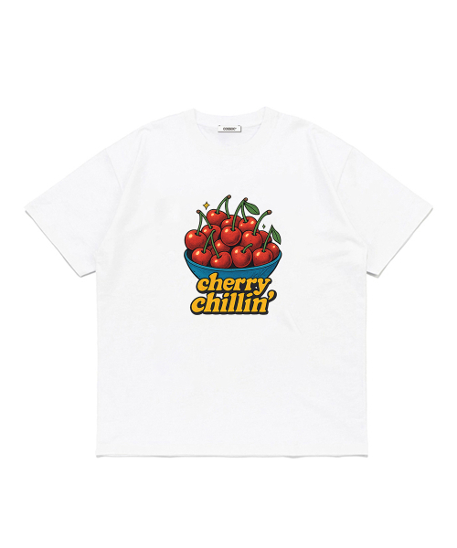COSO（コソ）の「コソチェリー チリン 半袖Tシャツ(BLACK)（Tシャツ/カットソー・レディース・ブラック・S/L/M）」の3枚目の写真