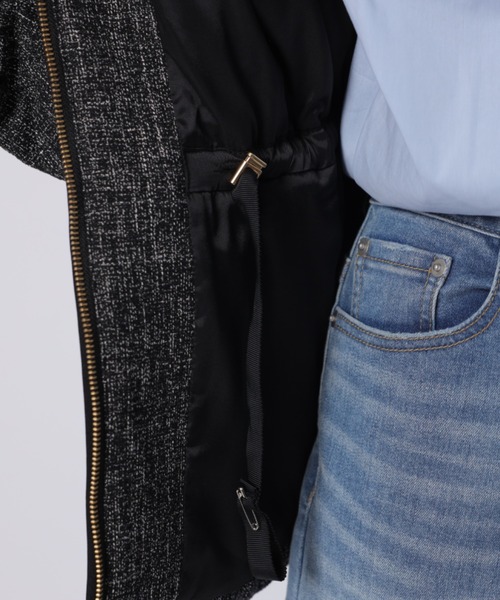 JUSGLITTY（ジャスグリッティー）の「キルティングペプラムショートコート（ダウンジャケット/コート・レディース・ブラック系その他2・2/1）」の15枚目の写真