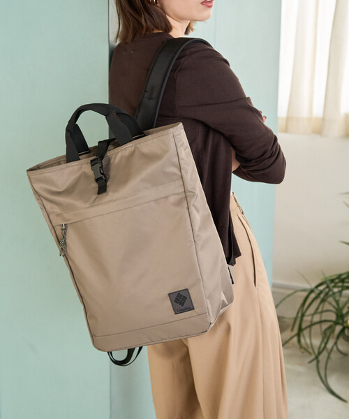 FREAK'S STORE（フリークスストア）の「限定展開　Columbia/コロンビア Great Smoky Garden 2Way Tote S/グレートスモーキーガーデン 2ウェイ トート S（バックパック/リュック・レディース・ブラック/ベージュ/サックスブルー・ONE SIZE）」の13枚目の写真