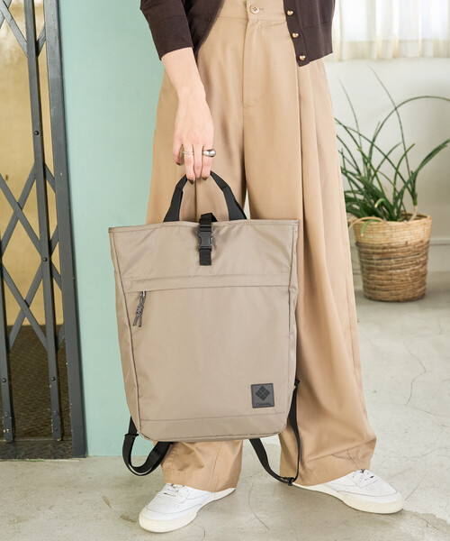 FREAK'S STORE（フリークスストア）の「限定展開　Columbia/コロンビア Great Smoky Garden 2Way Tote S/グレートスモーキーガーデン 2ウェイ トート S（バックパック/リュック・レディース・ブラック/ベージュ/サックスブルー・ONE SIZE）」の16枚目の写真