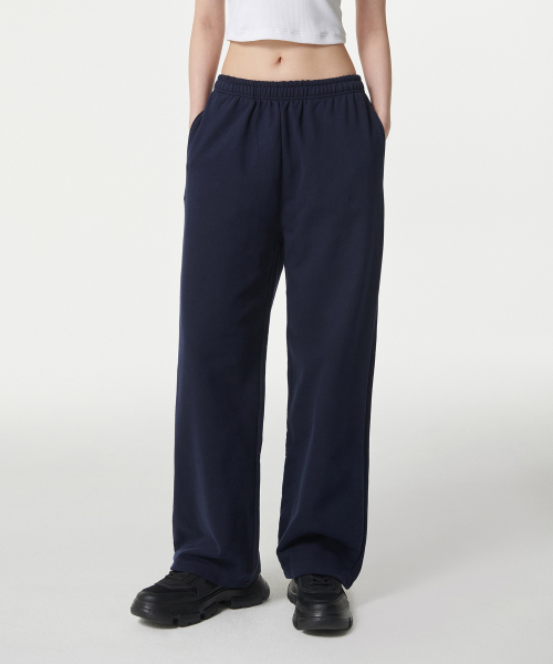 MUSINSA STANDARD WOMAN（ムシンサスタンダードウーマン）の「ウィメンズリラックスドラウンジスウェットパンツ[ネイビー]（スウェットパンツ・レディース・その他・LARGE/MEDIUM/SMALL/X-SMALL）」の2枚目の写真