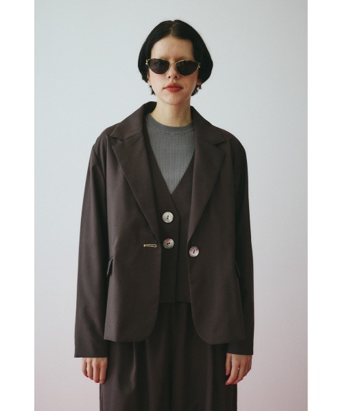 Sheer loose jacket シアールーズジャケット（その他アウター）｜HeRIN