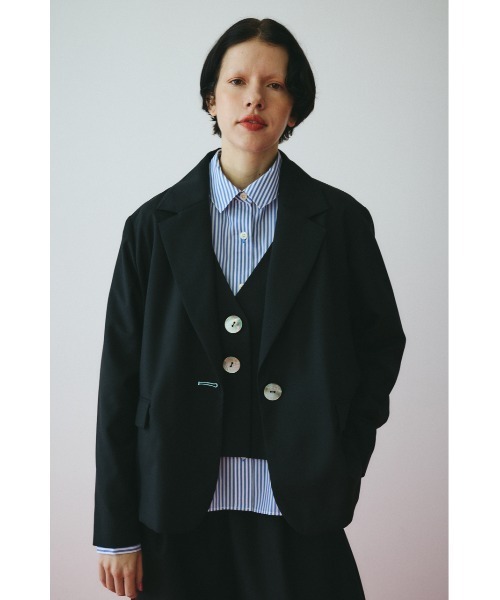 HeRIN.CYE(ヘリンドットサイ)の「Sheer loose jacket シアールーズジャケット(その他アウター・レディース・ブラウン/ブラック/オフホワイト・FREE)」の22枚目の写真