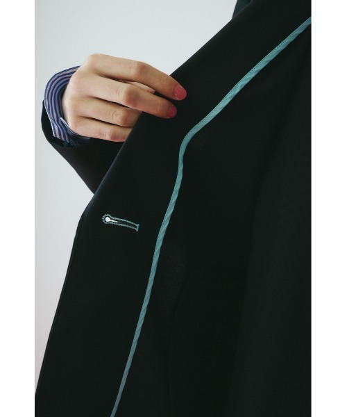 HeRIN.CYE(ヘリンドットサイ)の「Sheer loose jacket シアールーズジャケット(その他アウター・レディース・ブラウン/ブラック/オフホワイト・FREE)」の13枚目の写真