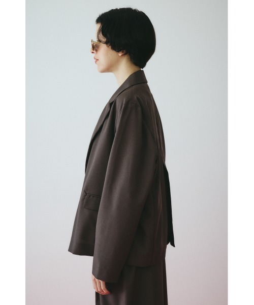 HeRIN.CYE(ヘリンドットサイ)の「Sheer loose jacket シアールーズジャケット(その他アウター・レディース・ブラウン/ブラック/オフホワイト・FREE)」の15枚目の写真