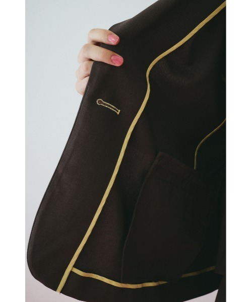 HeRIN.CYE(ヘリンドットサイ)の「Sheer loose jacket シアールーズジャケット(その他アウター・レディース・ブラウン/ブラック/オフホワイト・FREE)」の17枚目の写真
