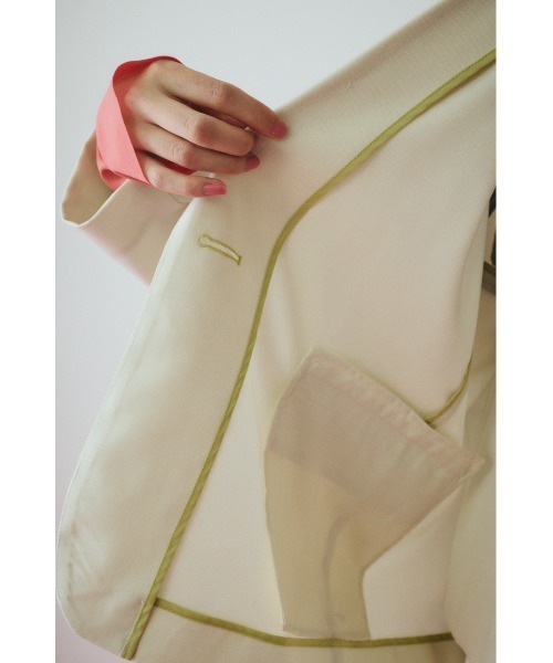 HeRIN.CYE(ヘリンドットサイ)の「Sheer loose jacket シアールーズジャケット(その他アウター・レディース・ブラウン/ブラック/オフホワイト・FREE)」の21枚目の写真