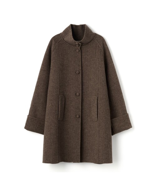 LENINA(レニーナ)の「MORI herringbone handmade half coat_BROWN(チェスターコート・レディース・ブラウン・FREE)」の1枚目の写真