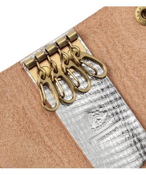 IL BISONTE（イルビゾンテ）の「IL BISONTE / キーケース / S.VALENTINO / 2026 SPRING SUMMER（キーケース/キーアクセサリー・レディース・ネイビー/シルバー/ライトブラウン・FREE）」の8枚目の写真