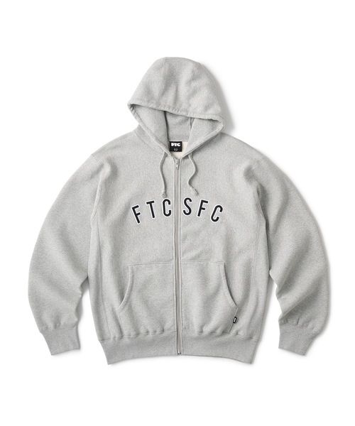 FTC（エフティーシー）の「ARC LOGO ZIP UP HOODY（パーカー・メンズ・ブラック/その他/グレー・MEDIUM/LARGE/X-LARGE）」の3枚目の写真
