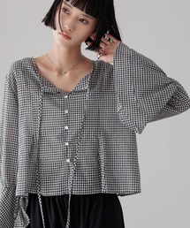 LOWRYS FARM | キャンディスリーブブラウス 　642414(シャツ/ブラウス)