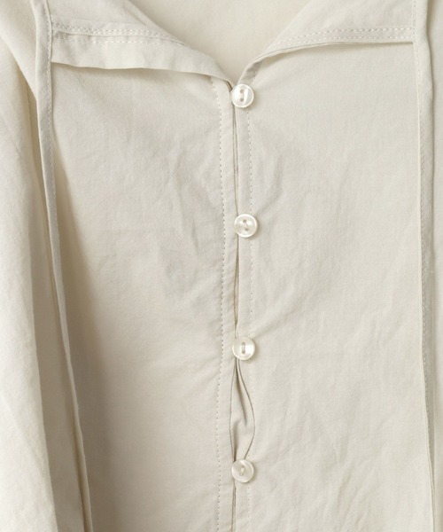 LOWRYS FARM（ローリーズファーム）の「キャンディスリーブブラウス 　642414（シャツ/ブラウス・レディース・ブラック/ライトベージュ/ブラック系その他・FREE）」の17枚目の写真