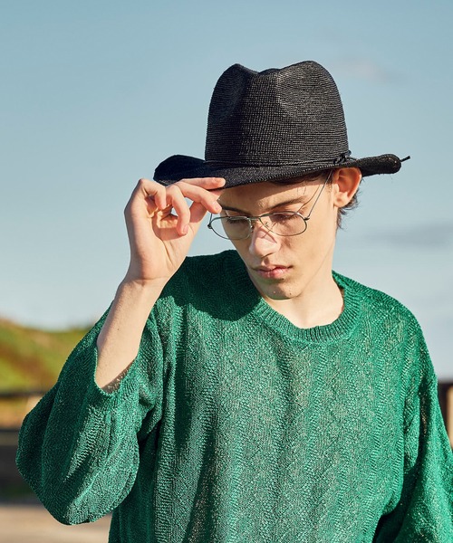 MEN'S BIGI（メンズビギ）の「変形アーガイルシアーニット7分袖Tシャツ（ニット/セーター・メンズ・ネイビー/イエロー/グリーン/ブラック・04/03/02）」の12枚目の写真