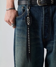 CALEE | CALEE/キャリー STUDS LEATHER LONG KEY RING スタッズデザイン レザーキーリング 2026年春夏(キーケース/キーアクセサリー)